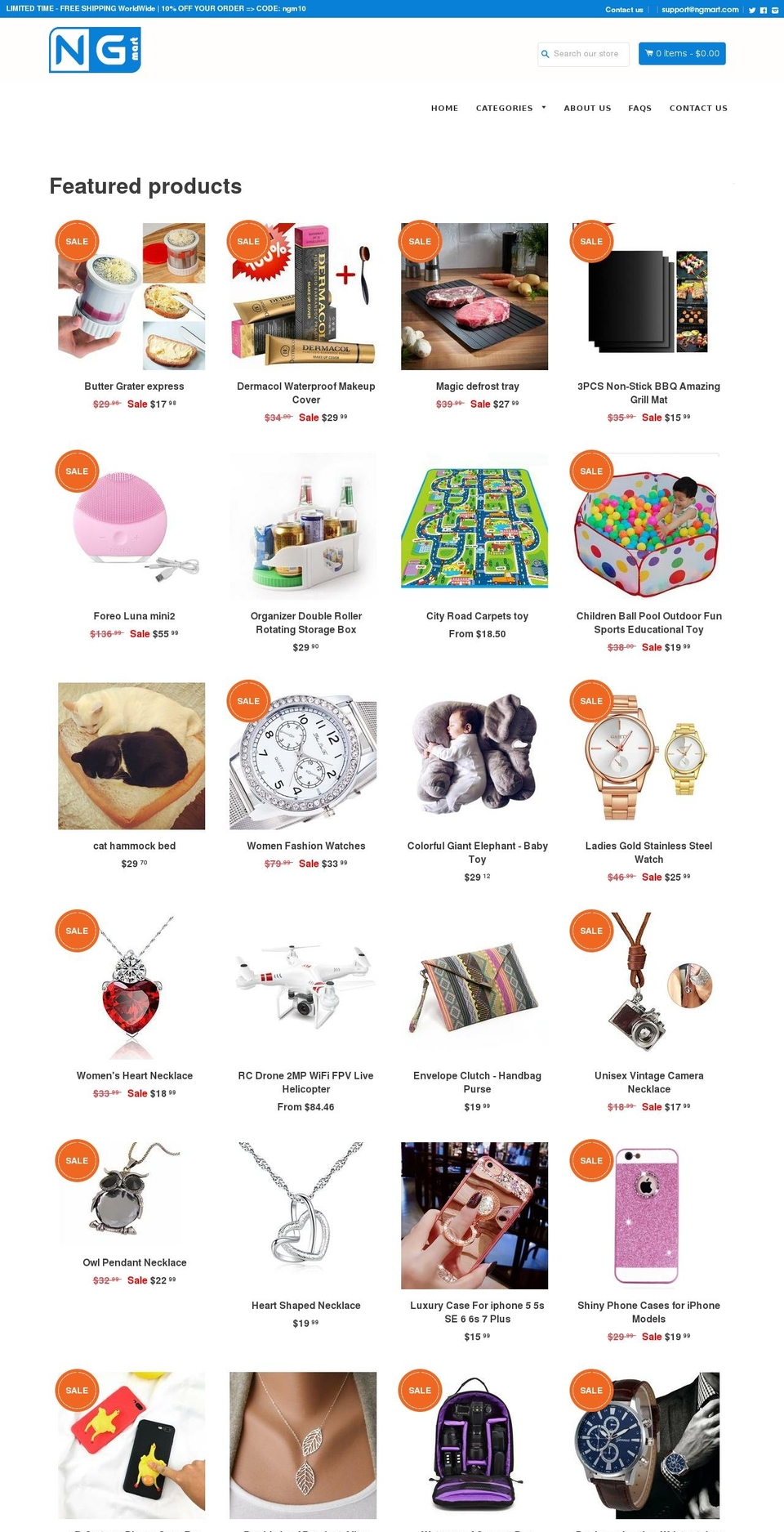 ngmart.com — Shopify storefront screenshot