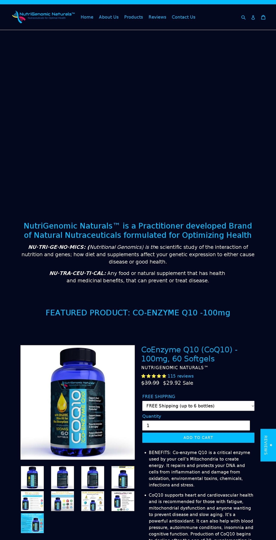 ngnaturals.com — Shopify storefront screenshot