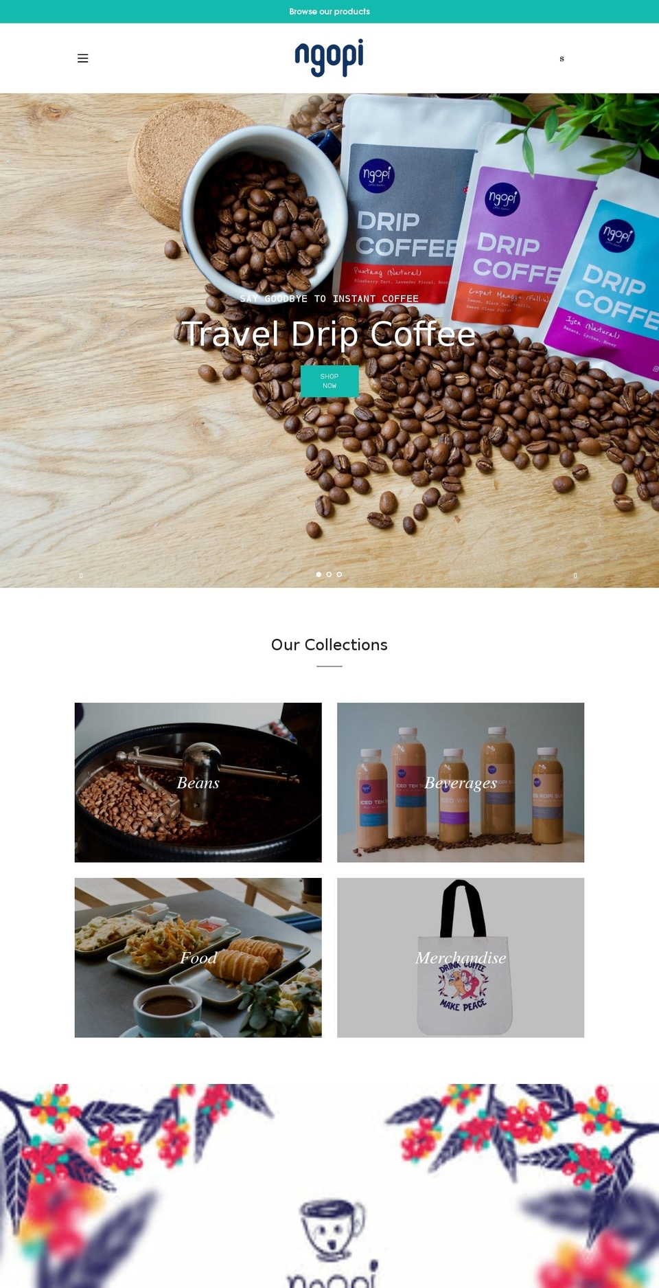 ngopi.co.uk shopify website screenshot