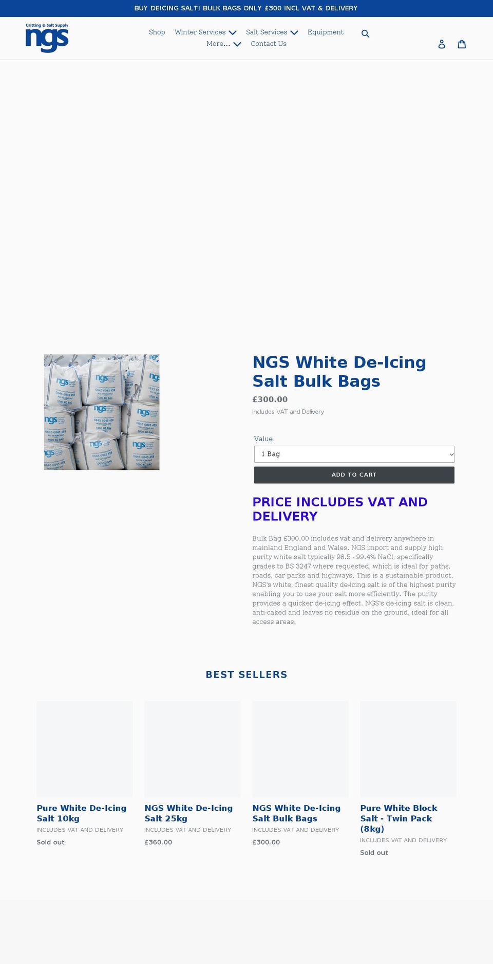 ngs.co.uk shopify website screenshot