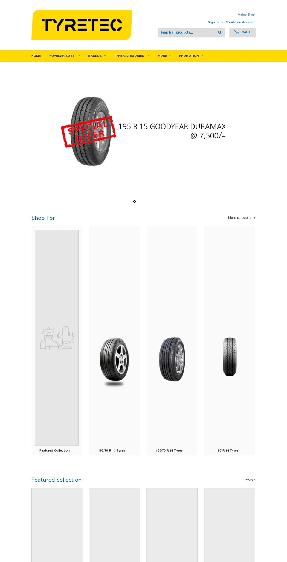 ngumbityres.com — Shopify storefront screenshot