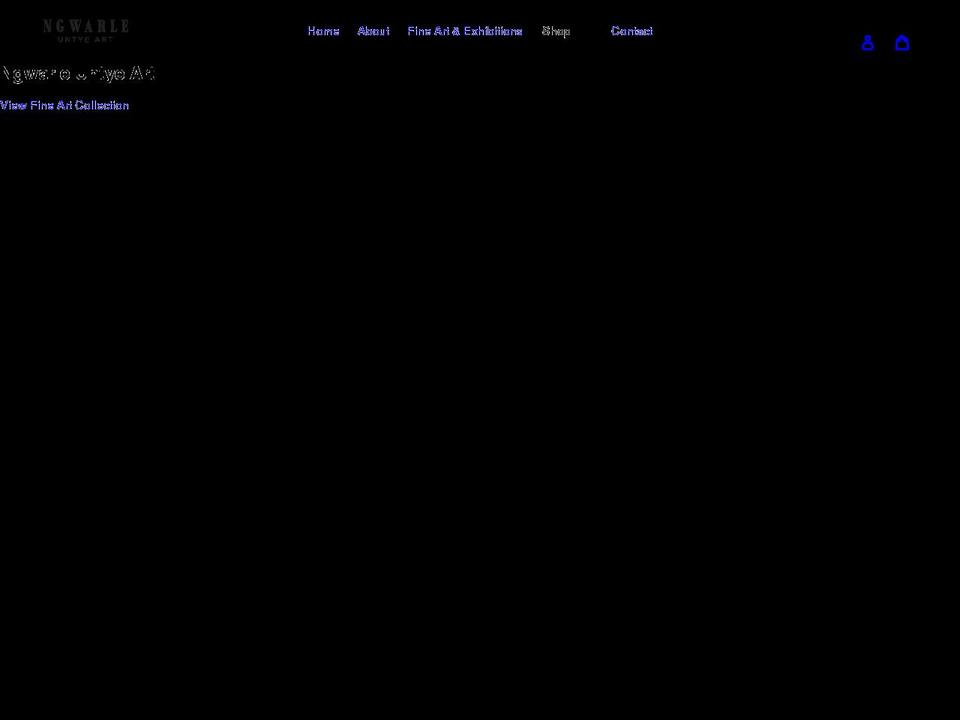 ngwarleuntyeart.com — Shopify storefront screenshot