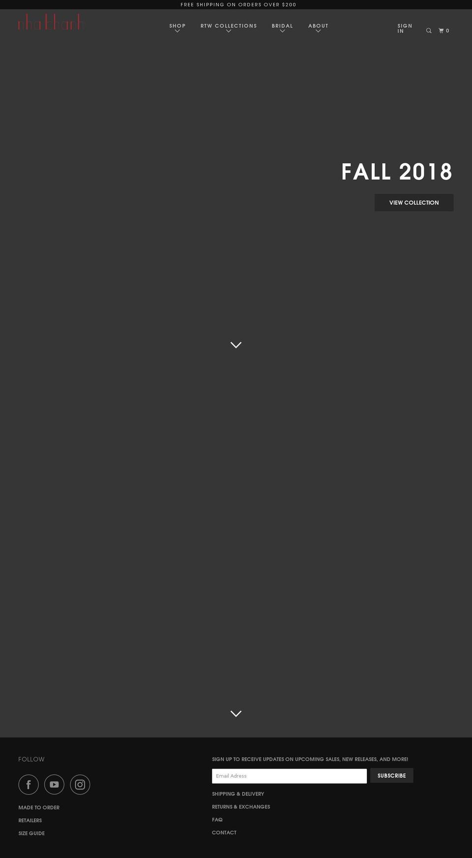 nhakhanh.com shopify website screenshot