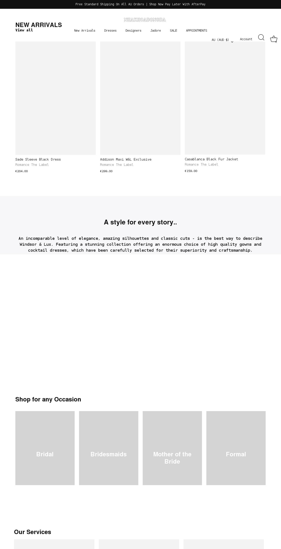 nhakhoadongda.com shopify website screenshot