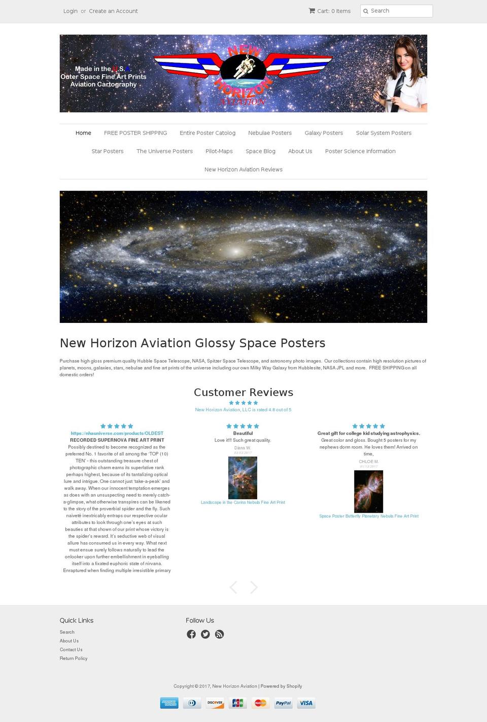 nhauniverse.com shopify website screenshot