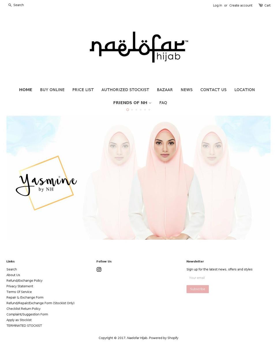 nhprima.com shopify website screenshot