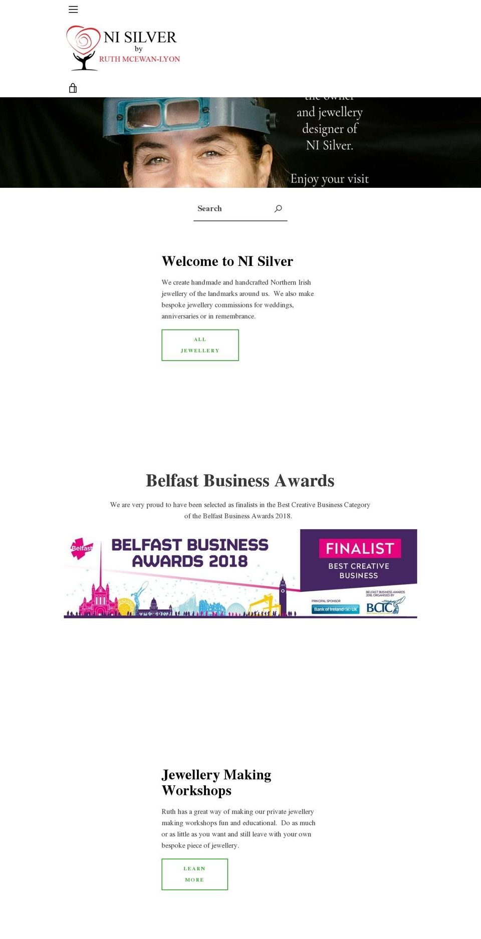 ni-silver.com — Shopify storefront screenshot