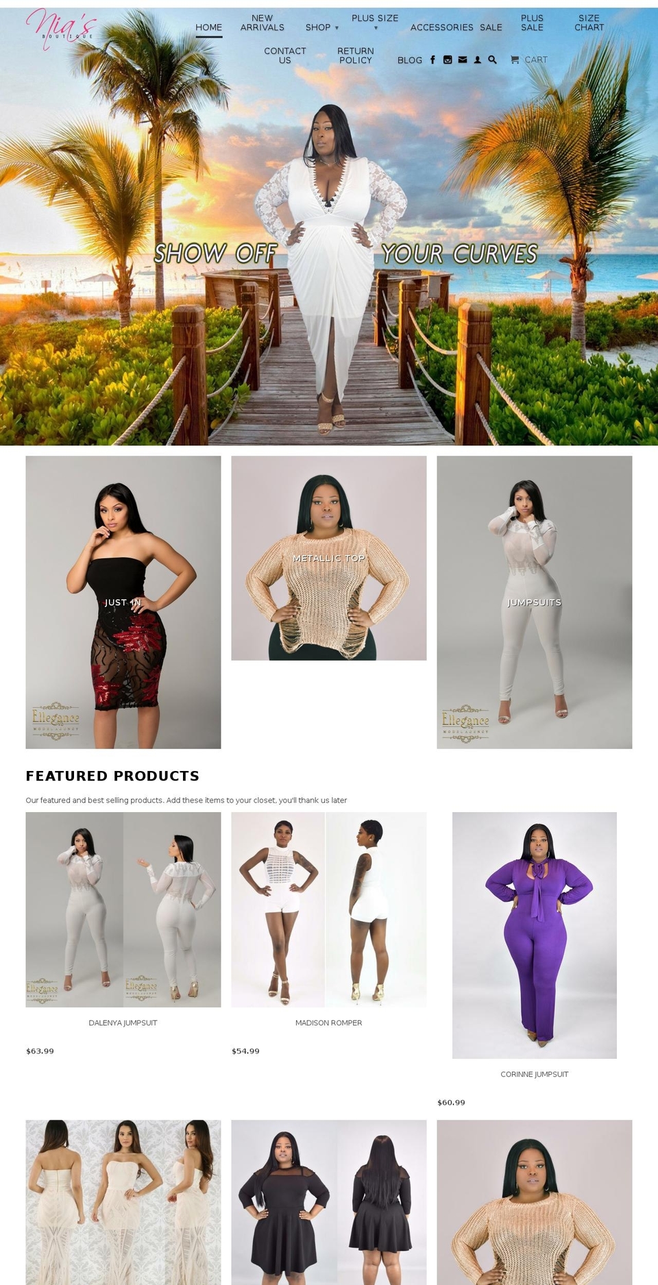 niasboutique.com shopify website screenshot