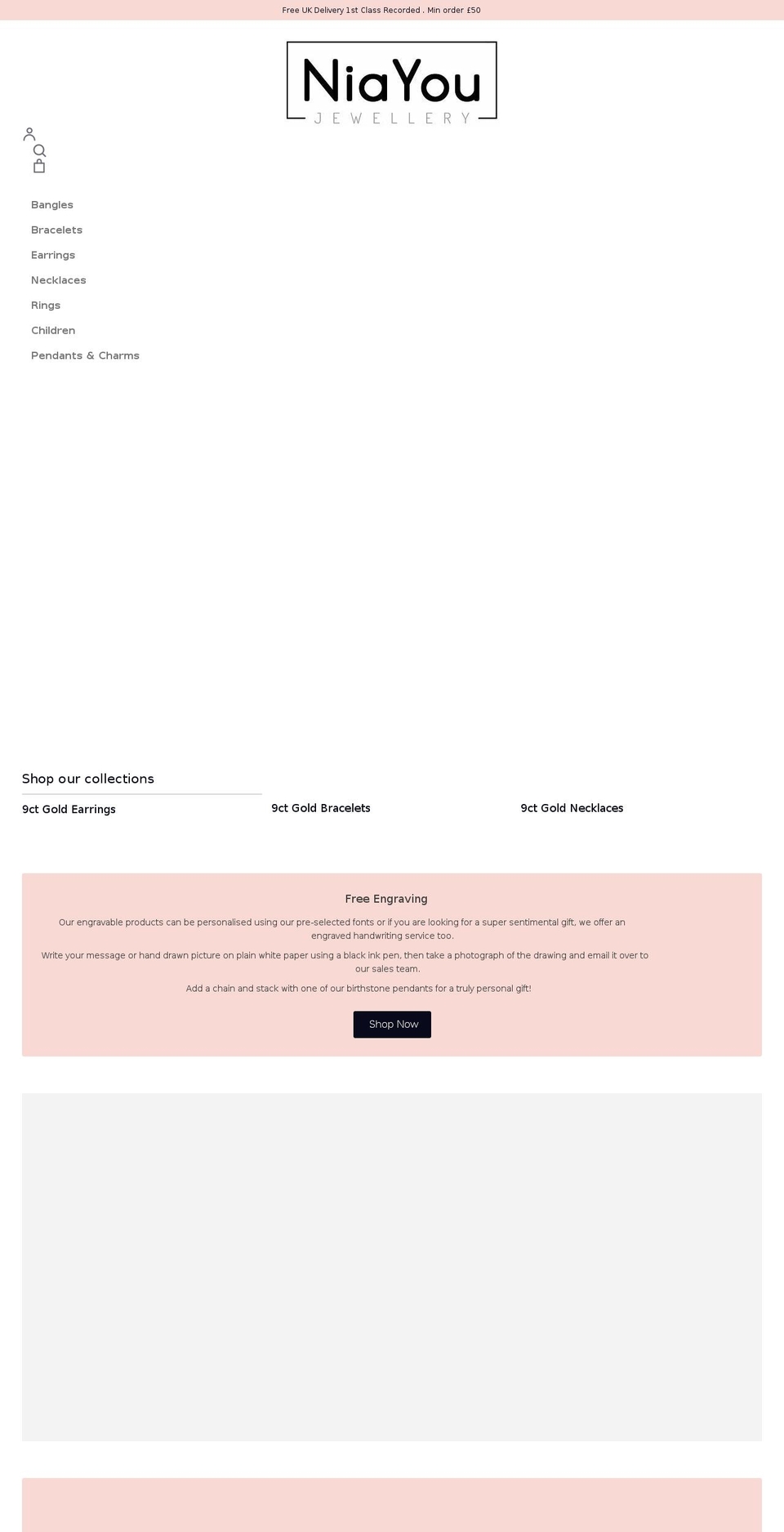 niayou.co.uk shopify website screenshot