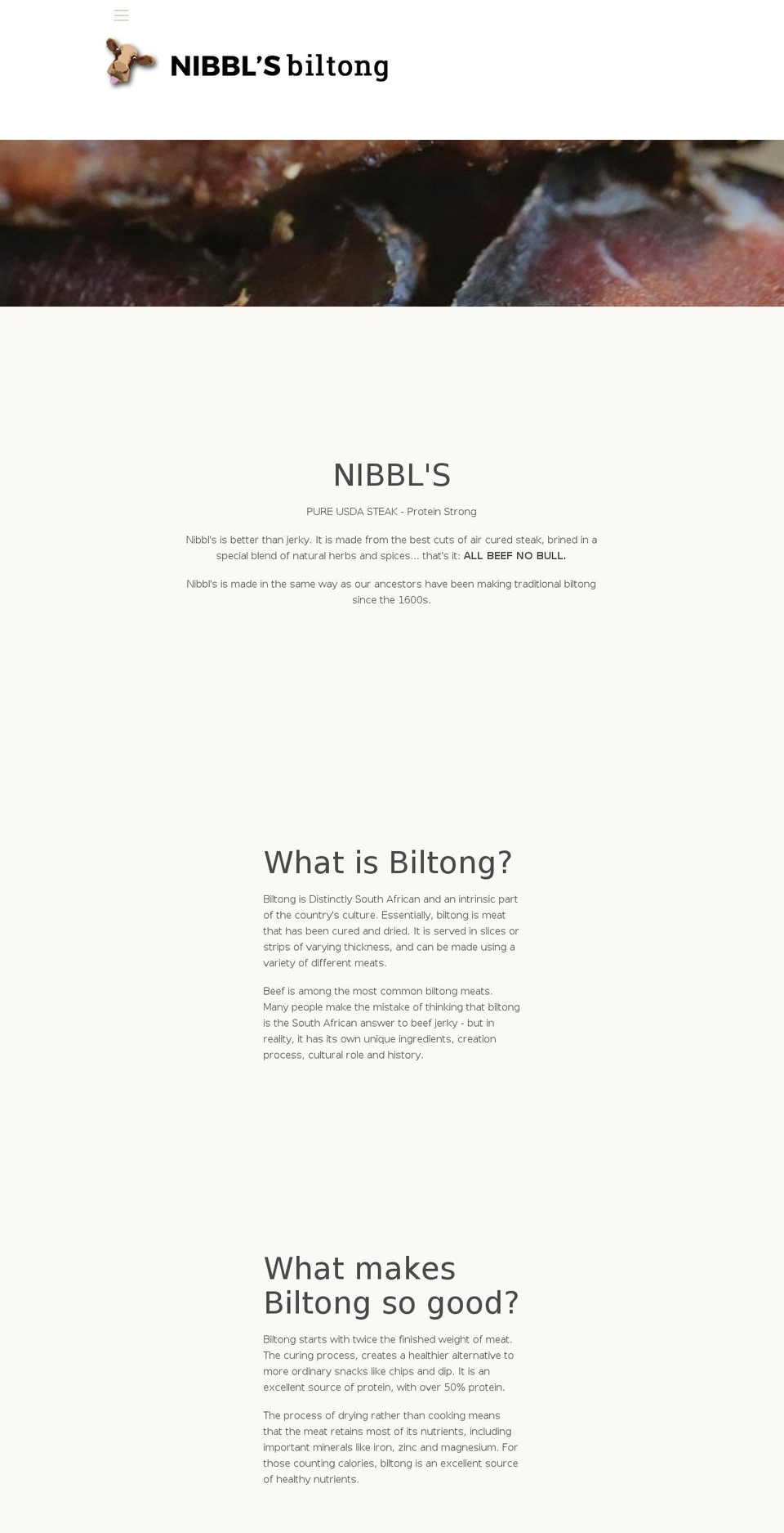 nibbls.us shopify website screenshot