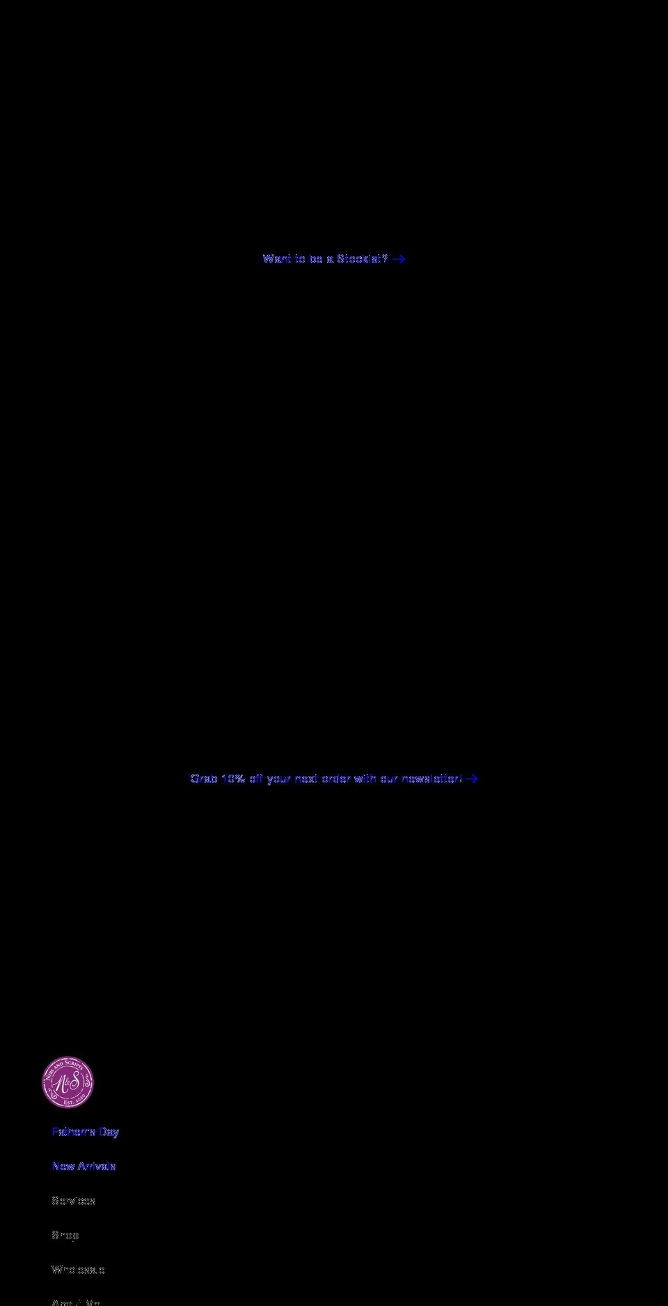 nibsandscripts.com shopify website screenshot