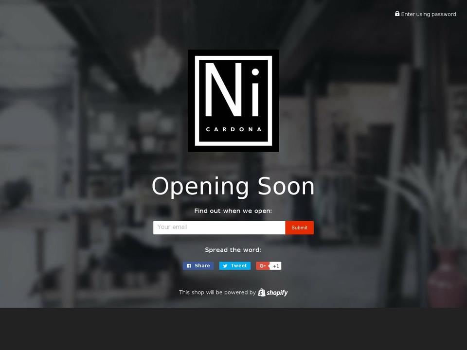 nibydesign.com — Shopify storefront screenshot