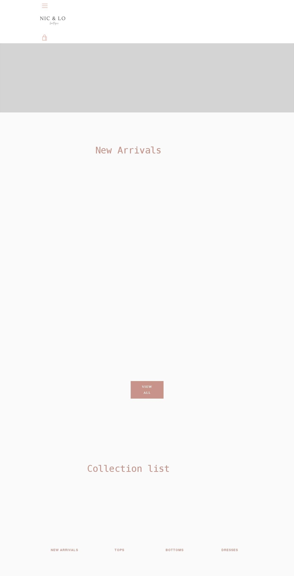 nicandlo.com shopify website screenshot