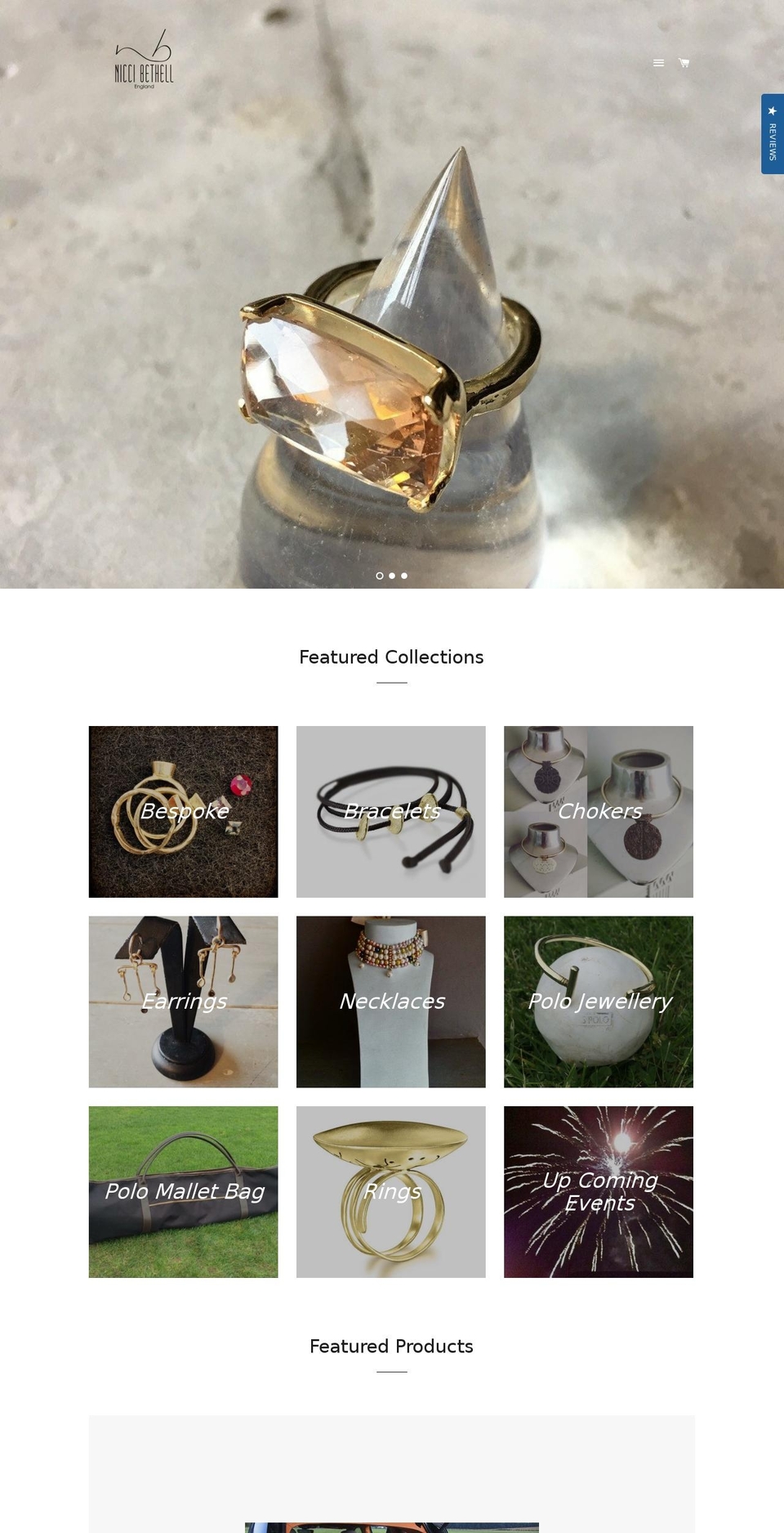 niccibethell.com — Shopify storefront screenshot