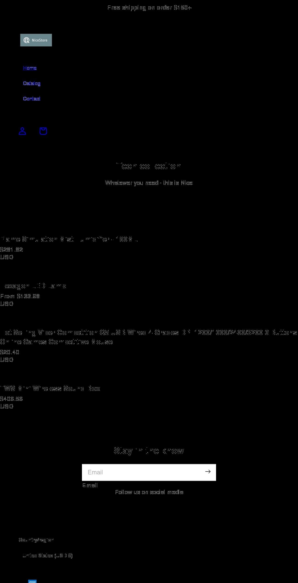 nice-store.org shopify website screenshot