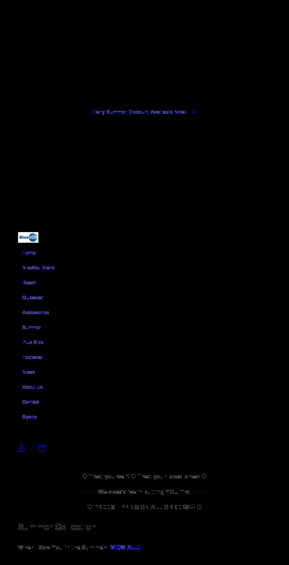 nice2cu.com shopify website screenshot