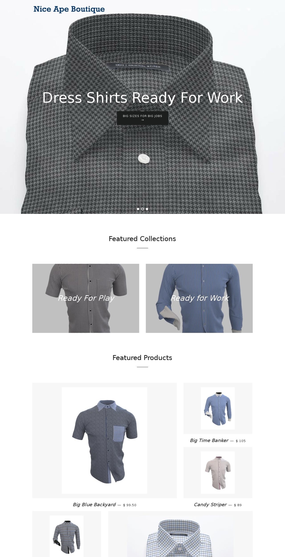 niceape.com shopify website screenshot