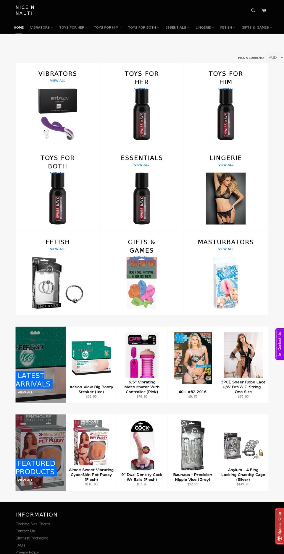 nicennauti.com — Shopify storefront screenshot