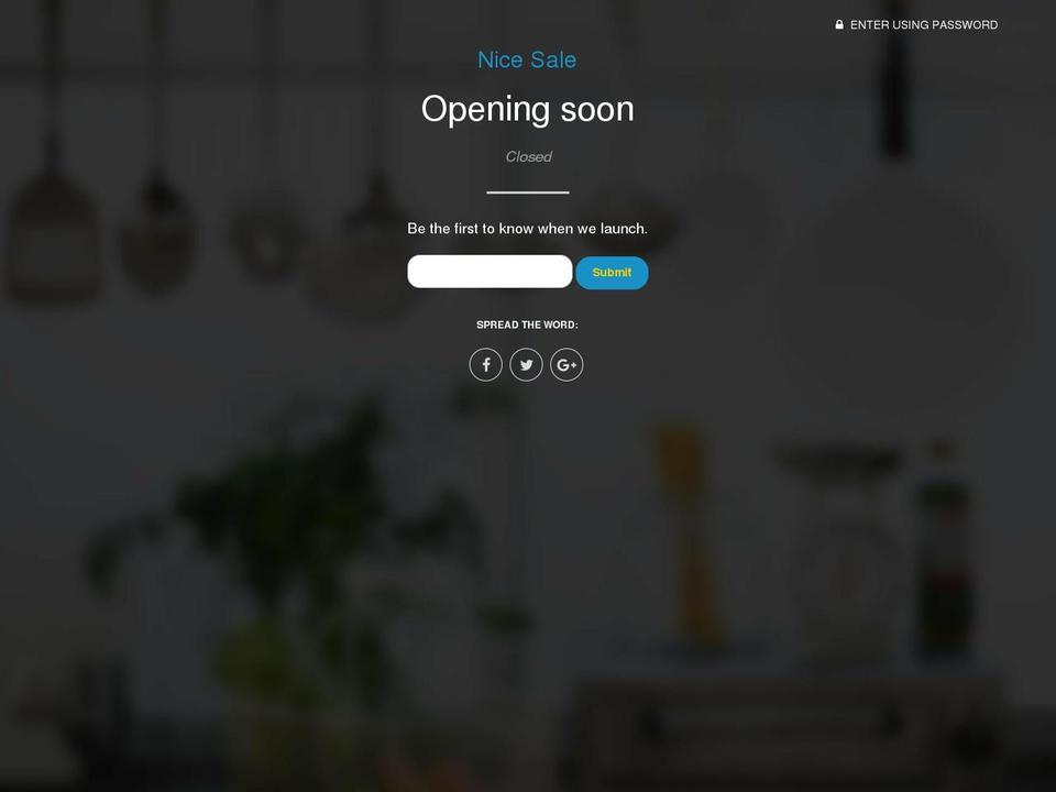 nicesale.com.au shopify website screenshot