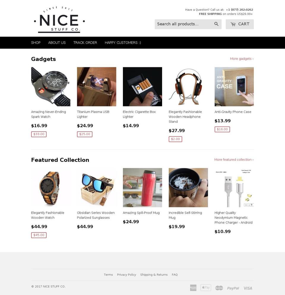 nicesox.com shopify website screenshot