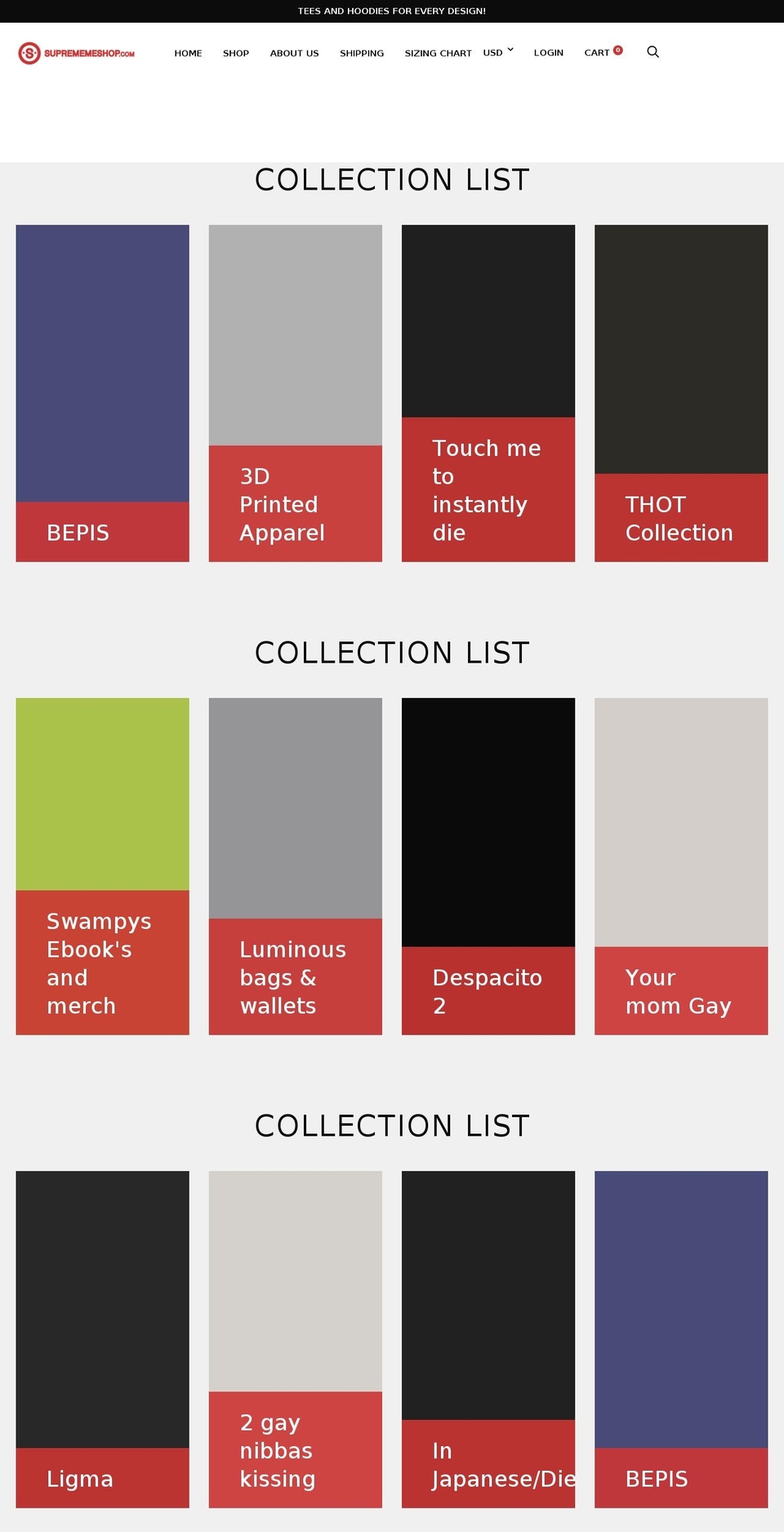 nicesuck.com — Shopify storefront screenshot