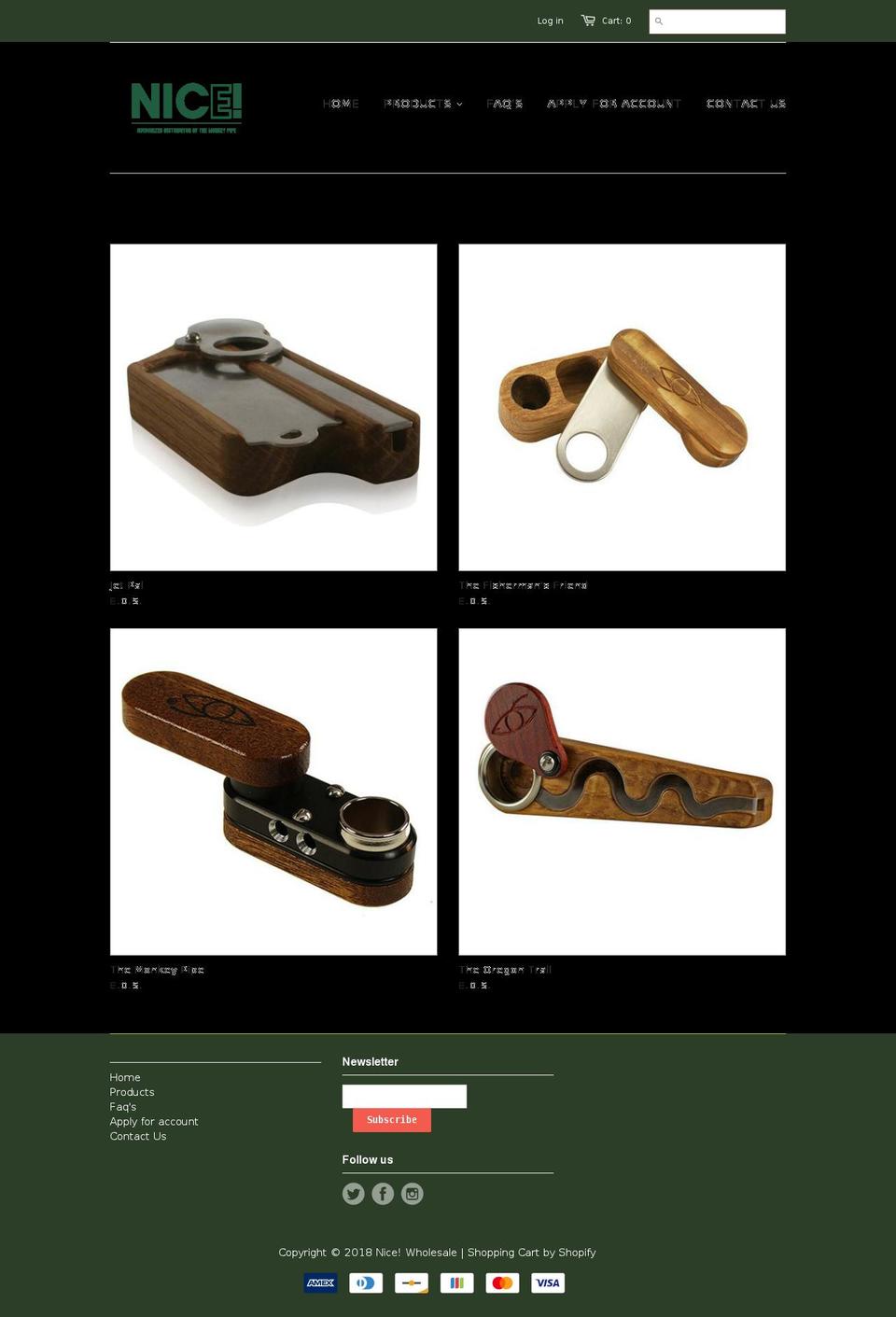 nicewholesalepdx.com — Shopify storefront screenshot