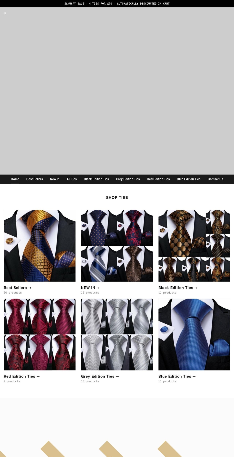niche-boutique.co.uk shopify website screenshot