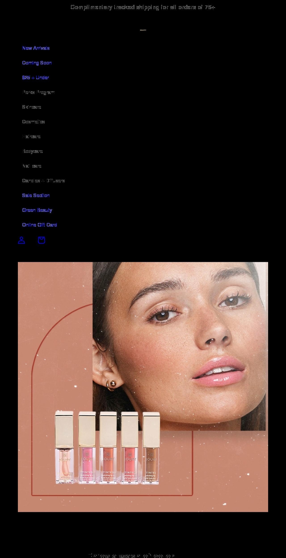 nichebeauty.ca shopify website screenshot