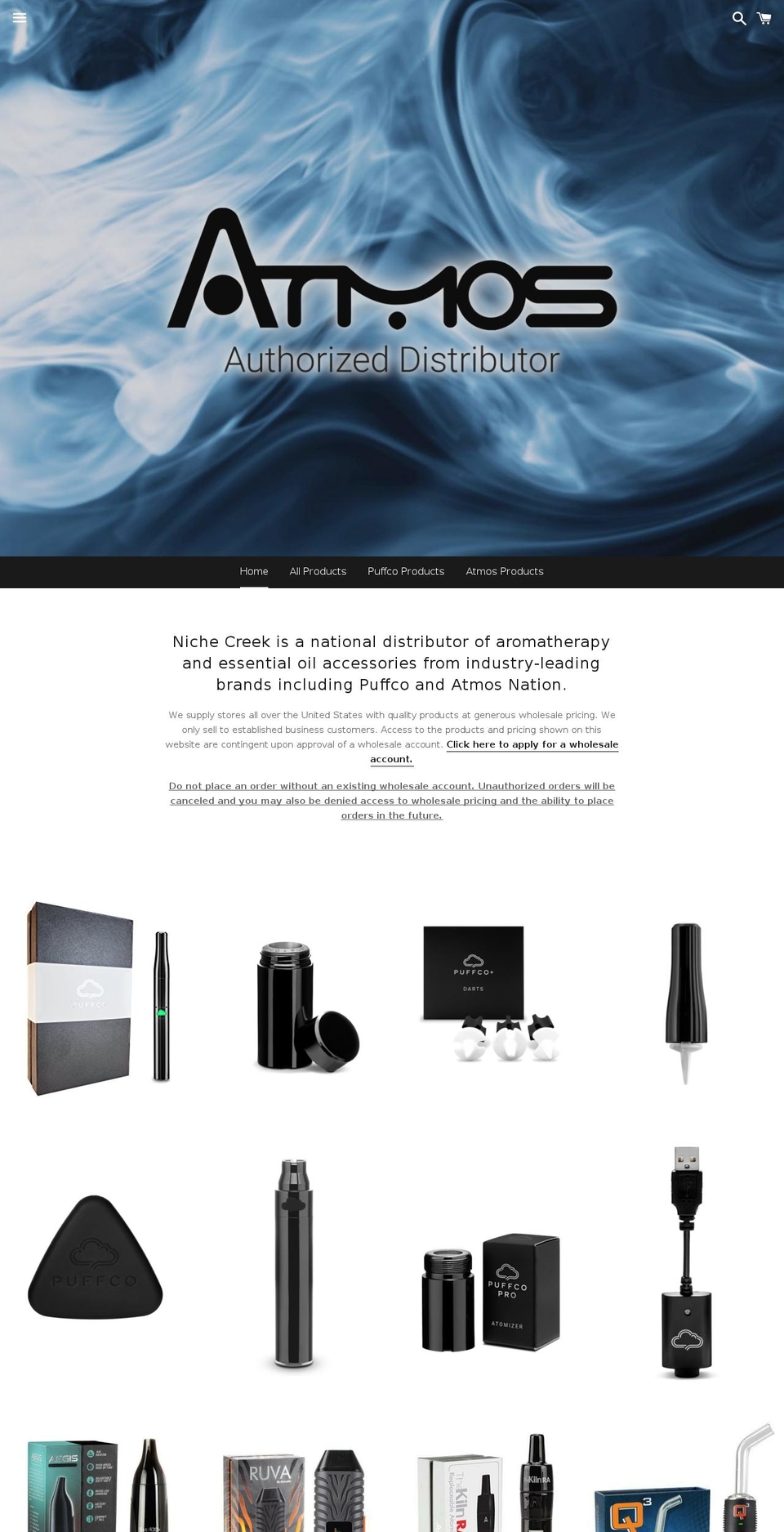nichecreek.com shopify website screenshot