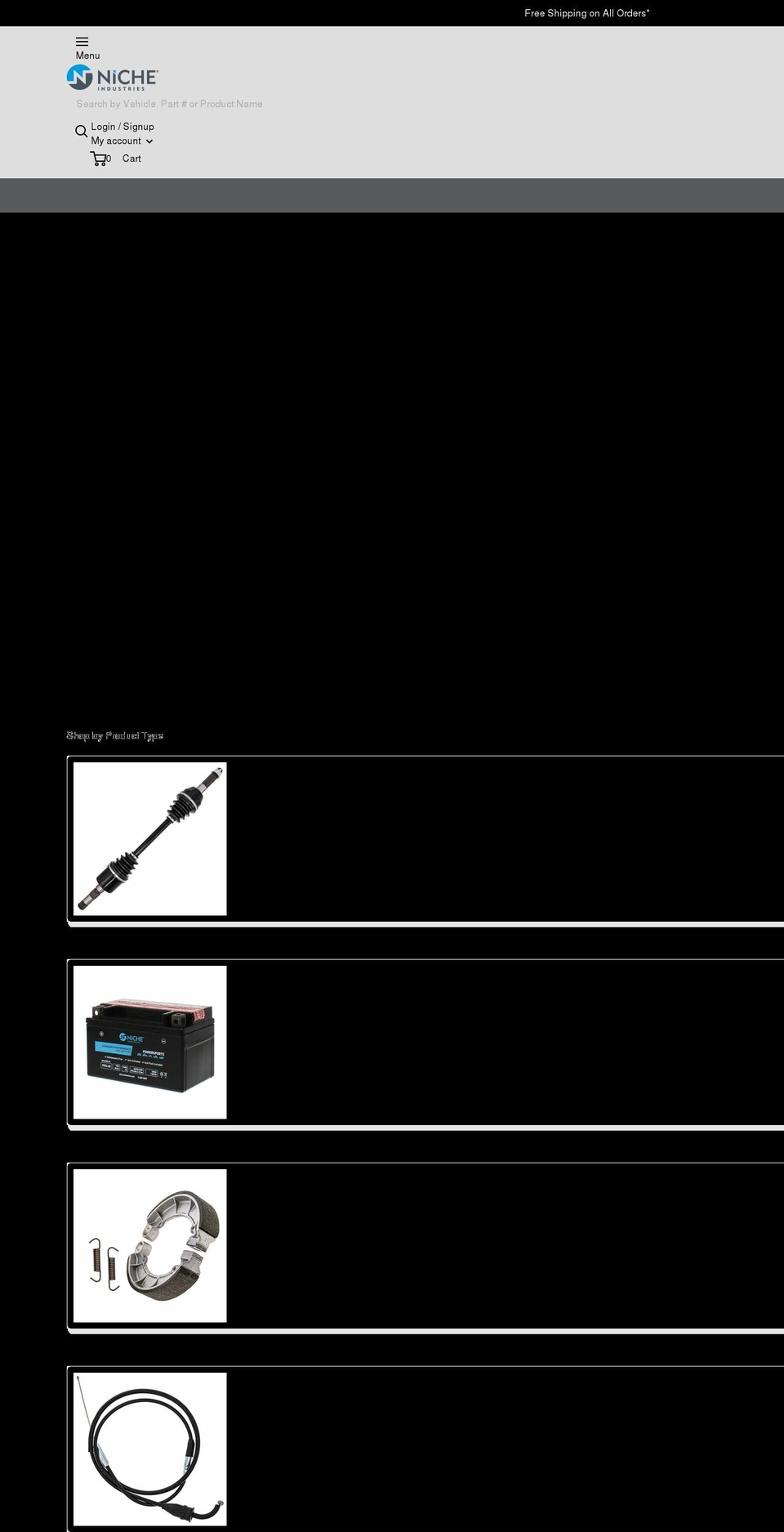 nicheindustries.com shopify website screenshot