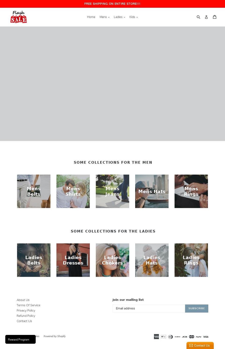 nichelistaz.com — Shopify storefront screenshot