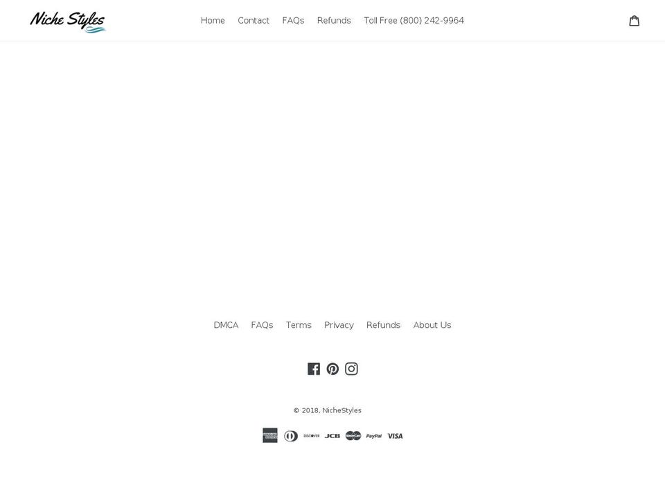 nichestyles.com shopify website screenshot