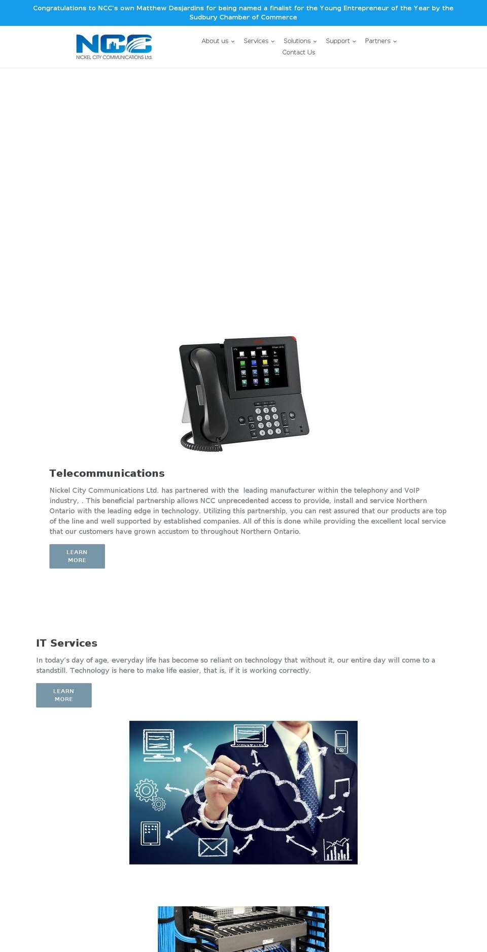 nickelcitycommunications.com — Shopify storefront screenshot