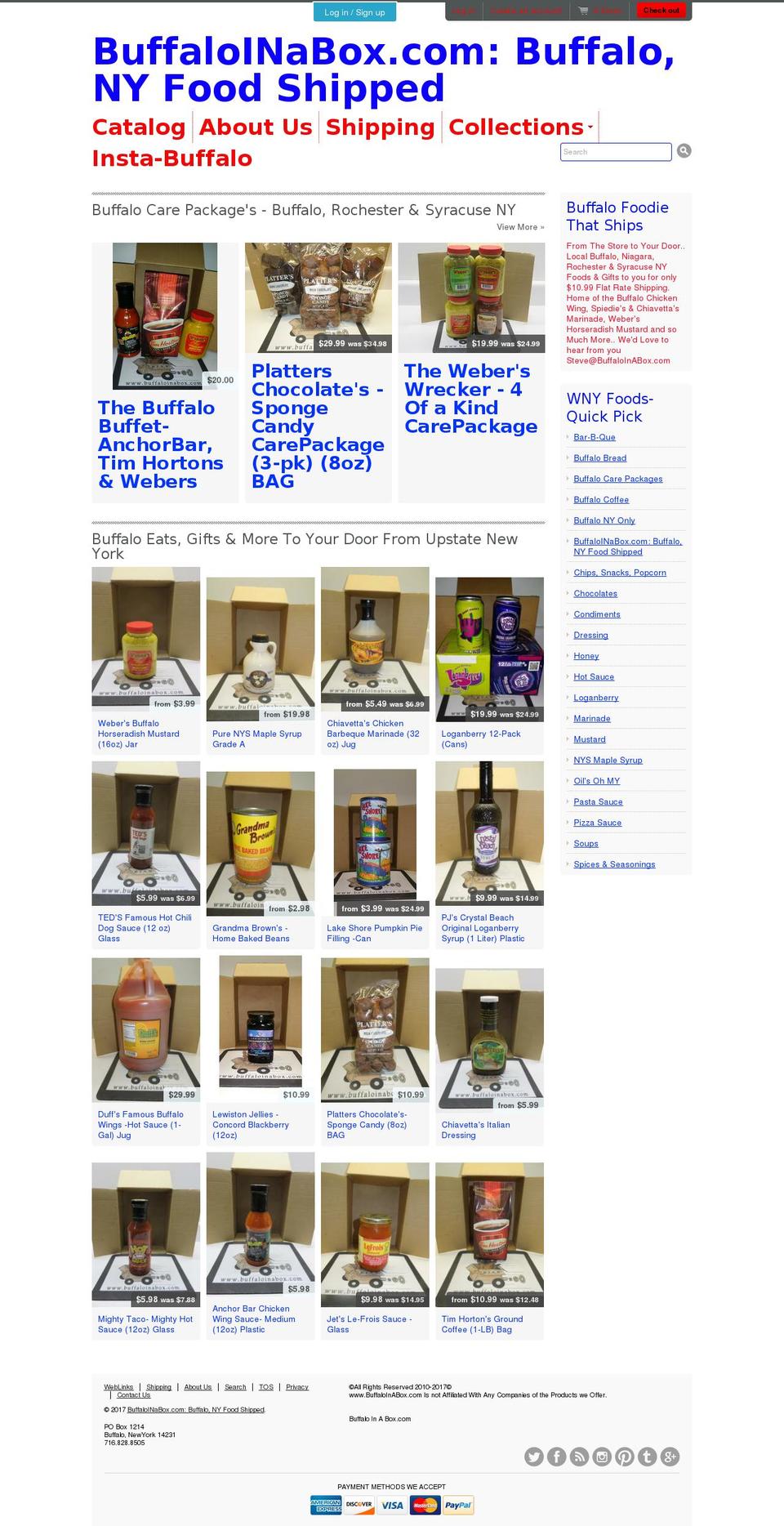 nickelcityinabox.com shopify website screenshot