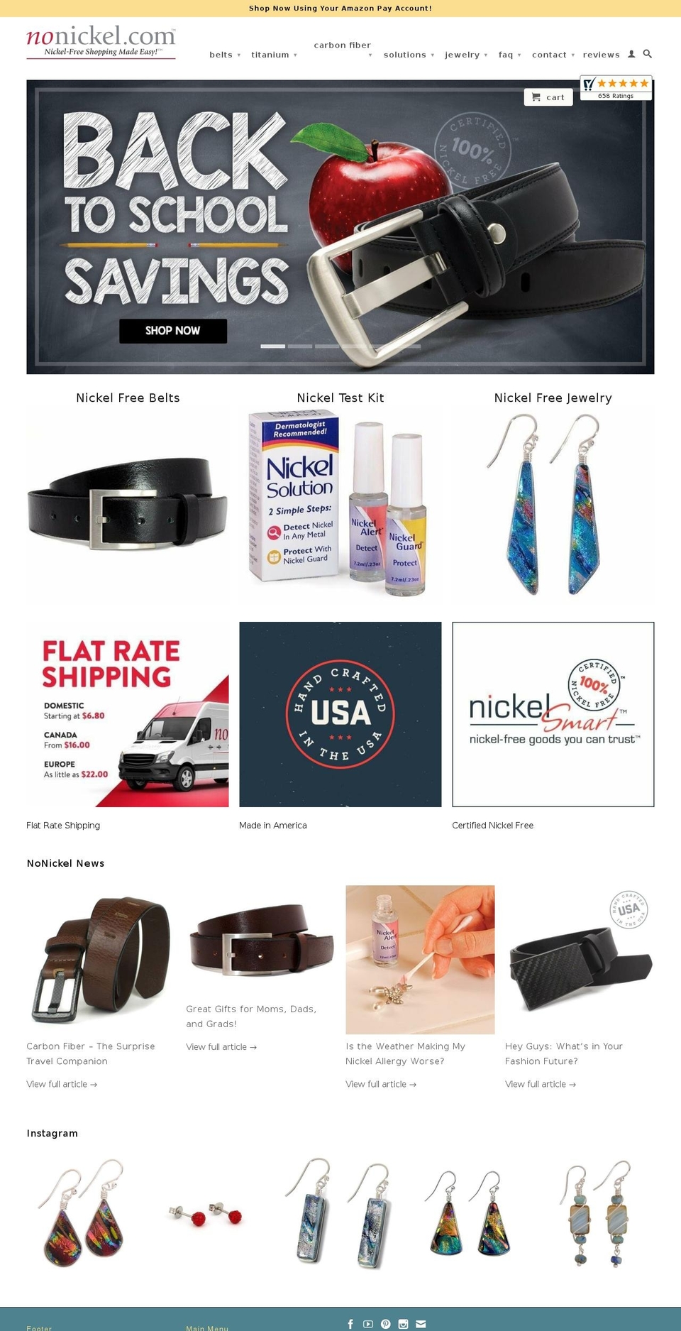 nickelfreewebsite.com — Shopify storefront screenshot