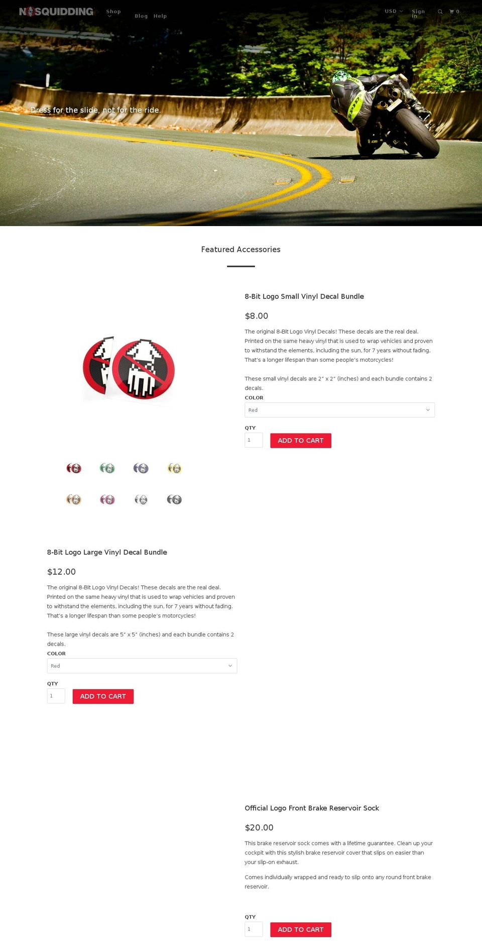 nickgnaime.com — Shopify storefront screenshot