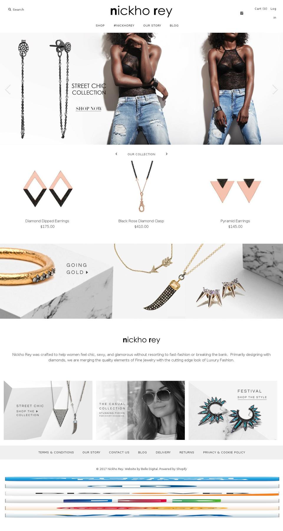 nickhorey.com shopify website screenshot