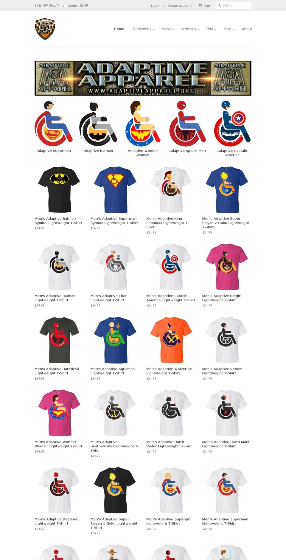 nickscottstore.com — Shopify storefront screenshot