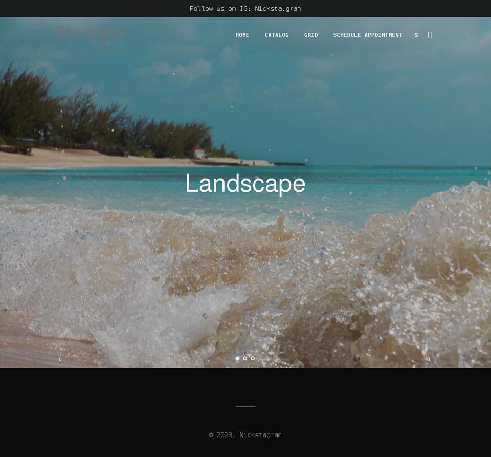 nickstagram.com shopify website screenshot