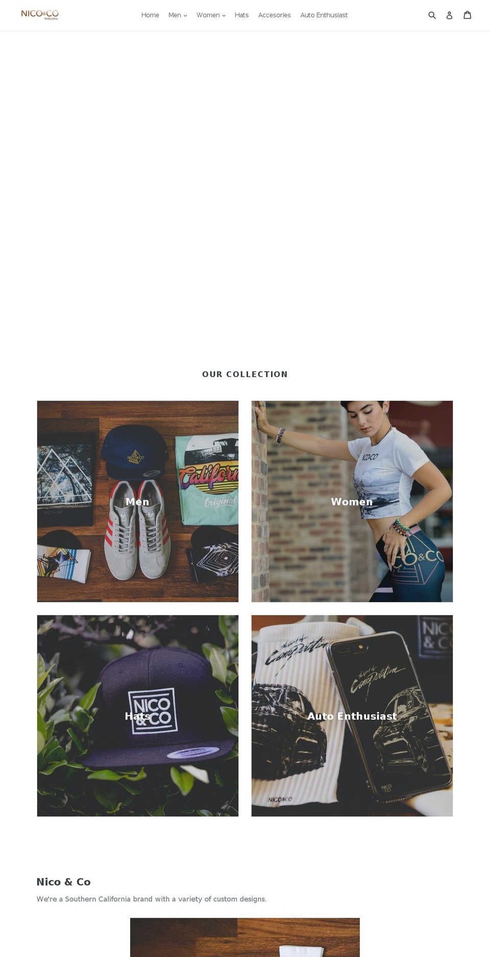 nicoandcosupply.com — Shopify storefront screenshot