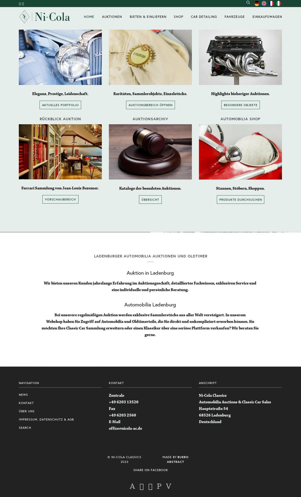 nicola-ac.de shopify website screenshot