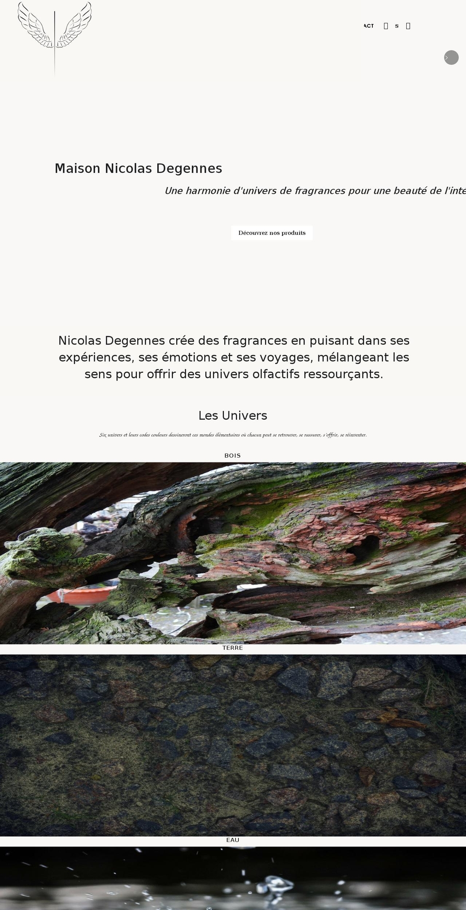nicolasdegennes.com shopify website screenshot