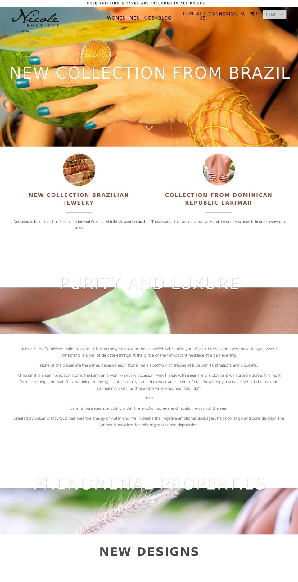 nicoleboutiqueonline.com shopify website screenshot