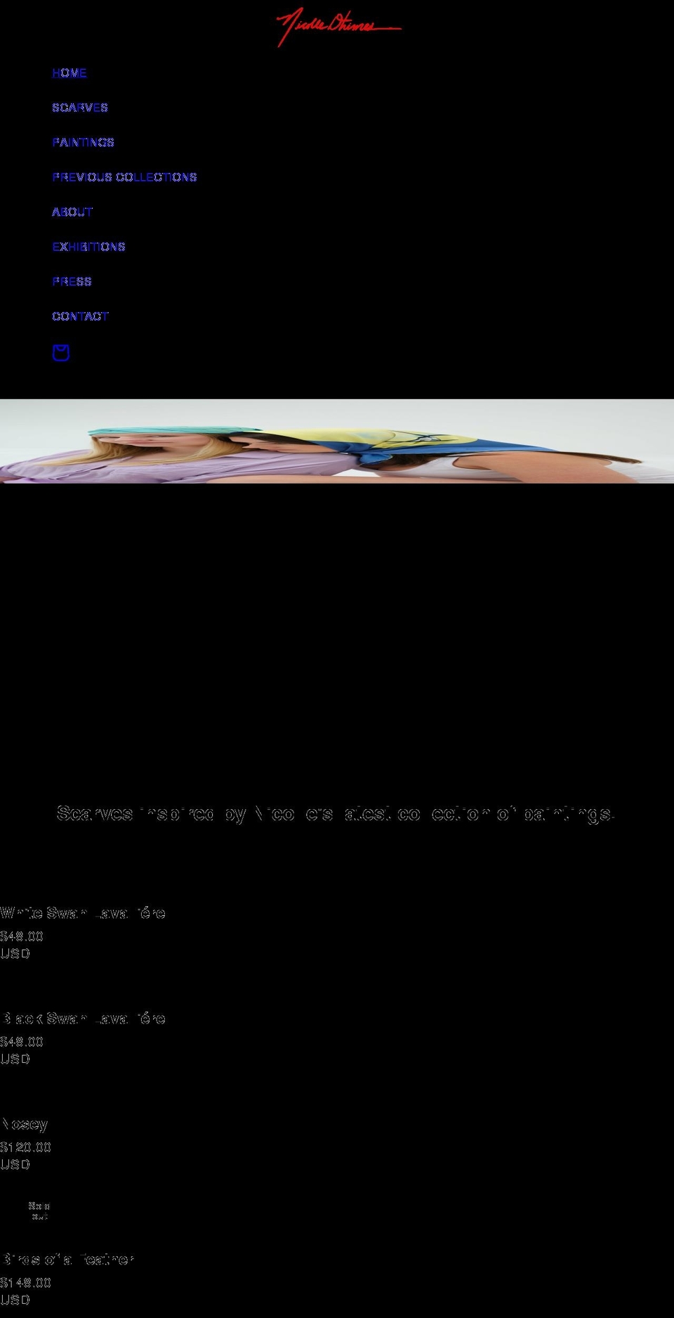 nicoledhimes.com — Shopify storefront screenshot