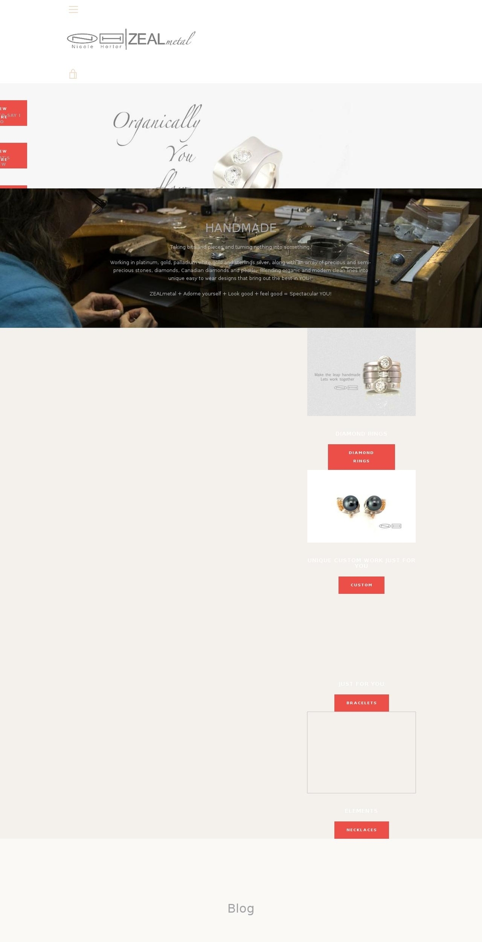 nicolehorlor.com — Shopify storefront screenshot