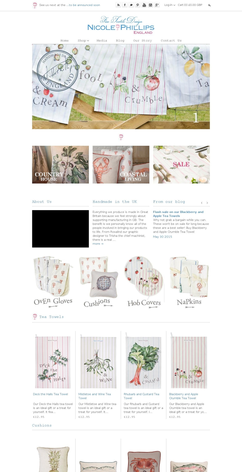 nicolephillipsengland.com — Shopify storefront screenshot
