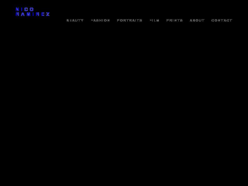 nicoramirez.com shopify website screenshot