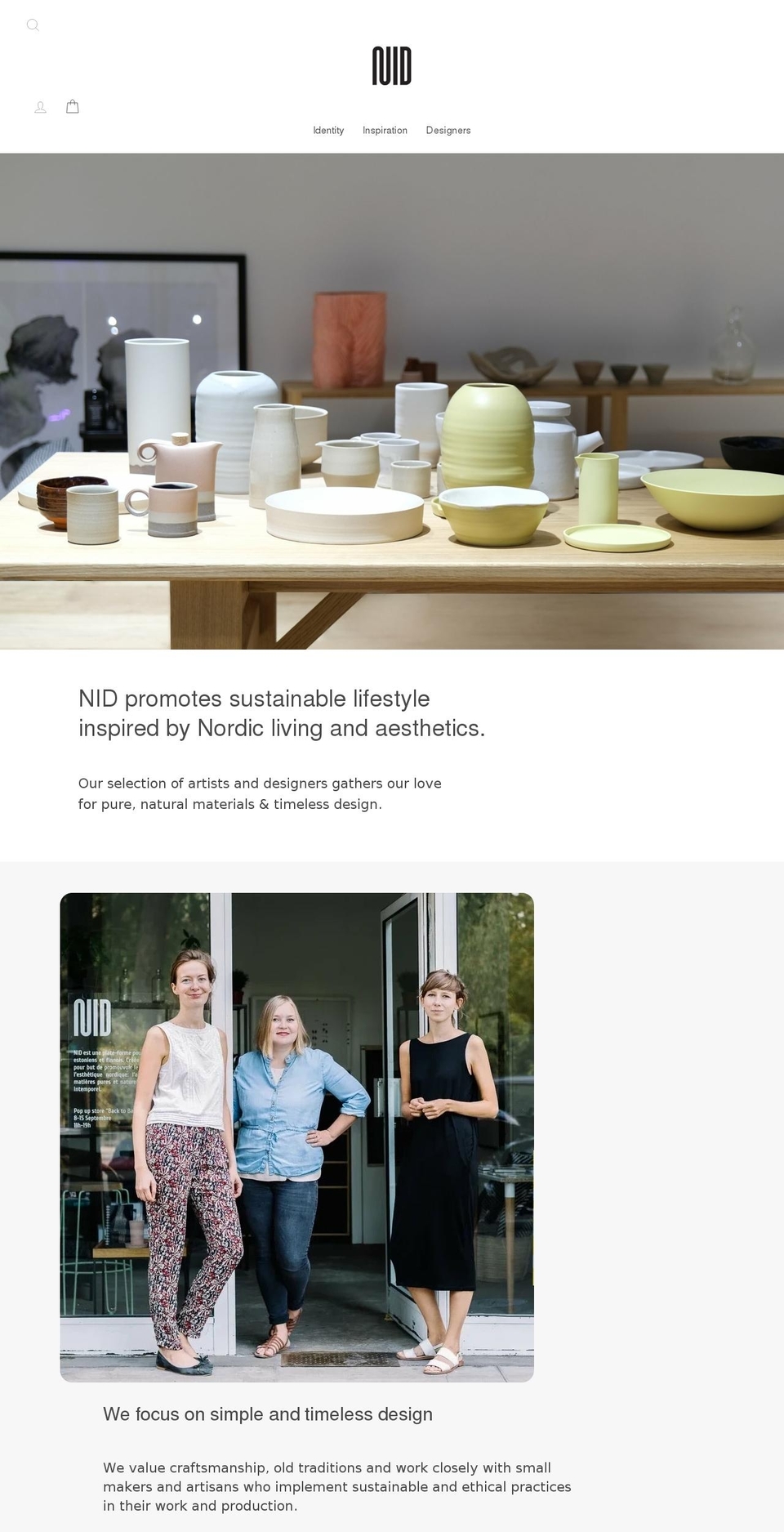 nid.agency shopify website screenshot