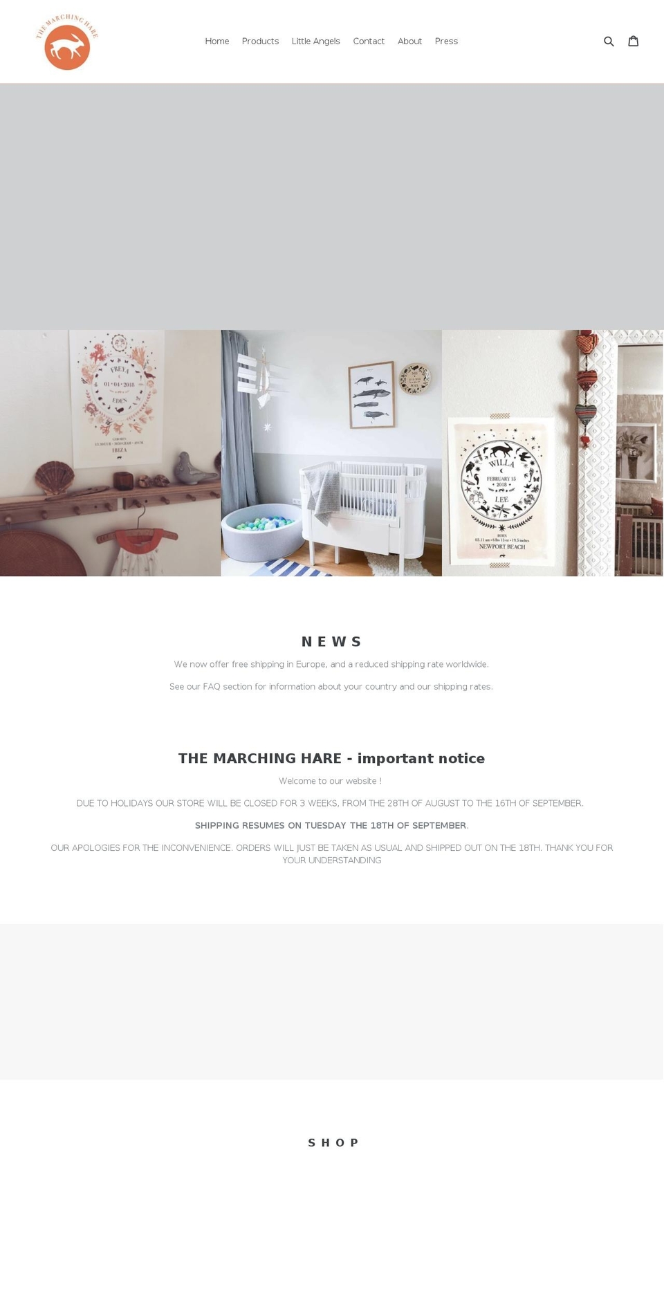 nienkeslotboom.com — Shopify storefront screenshot