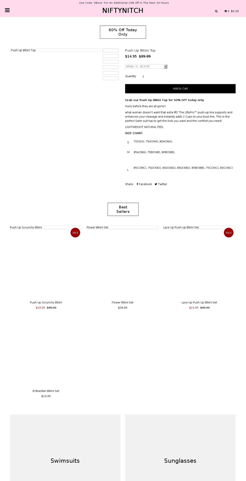 niftynitch.com — Shopify storefront screenshot